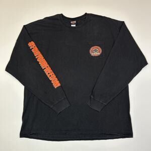 Harley Davidson Shirt Mens 3XL Black Wolverine Harley Clinton Township MI Long